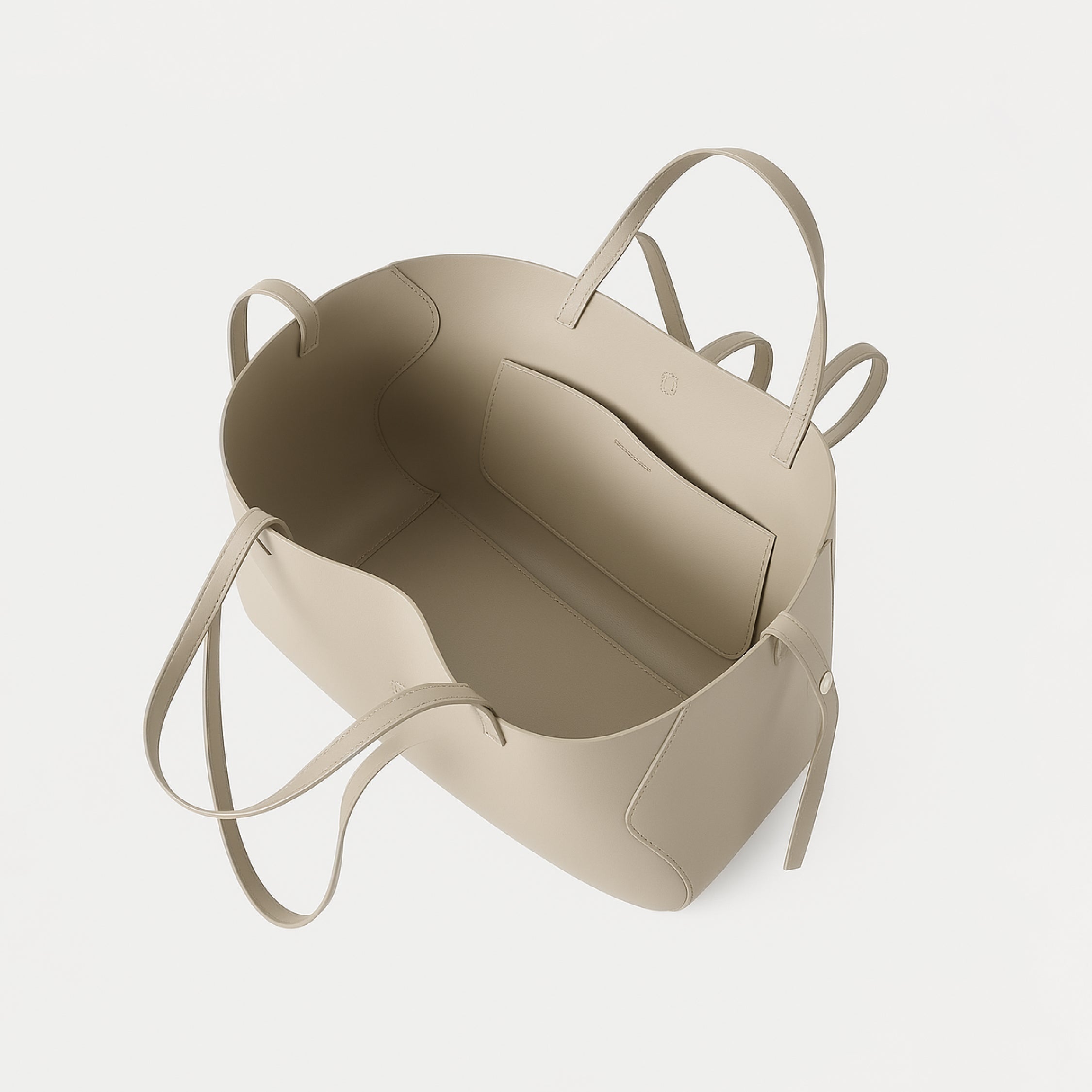 Slouchy Tote - White